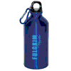 WB7107
	-500 ml (17 fl. oz.) ALUMINUM WATER BOTTLE WITH CARABINER-Royal Blue